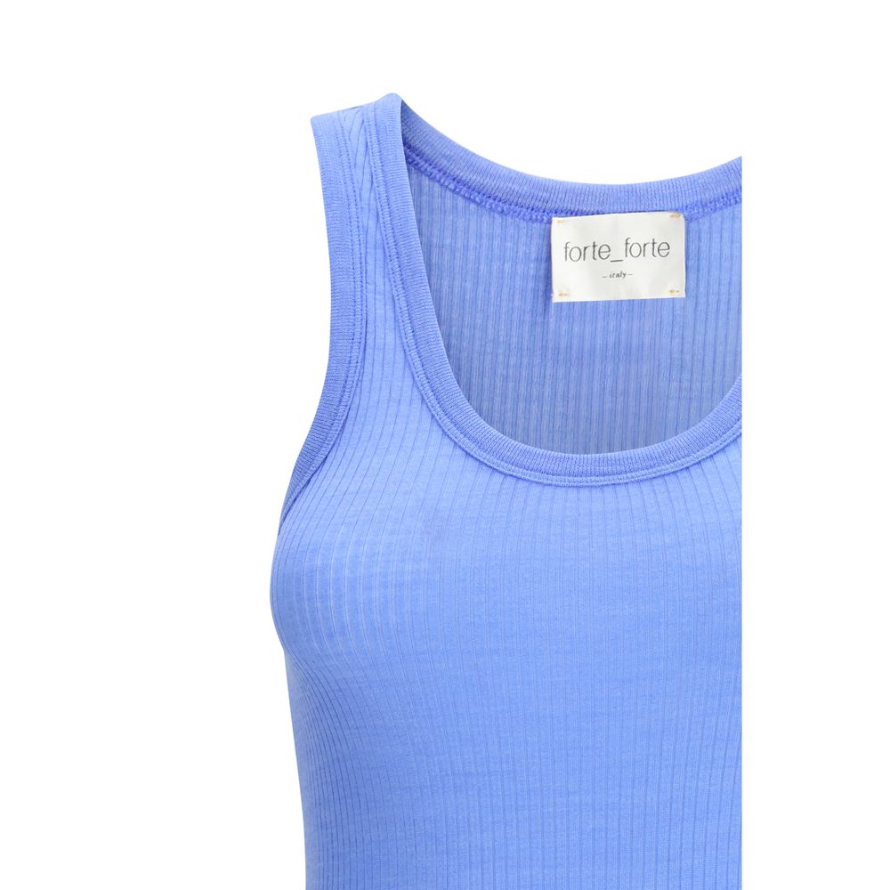 Blue Fleece Wool Top