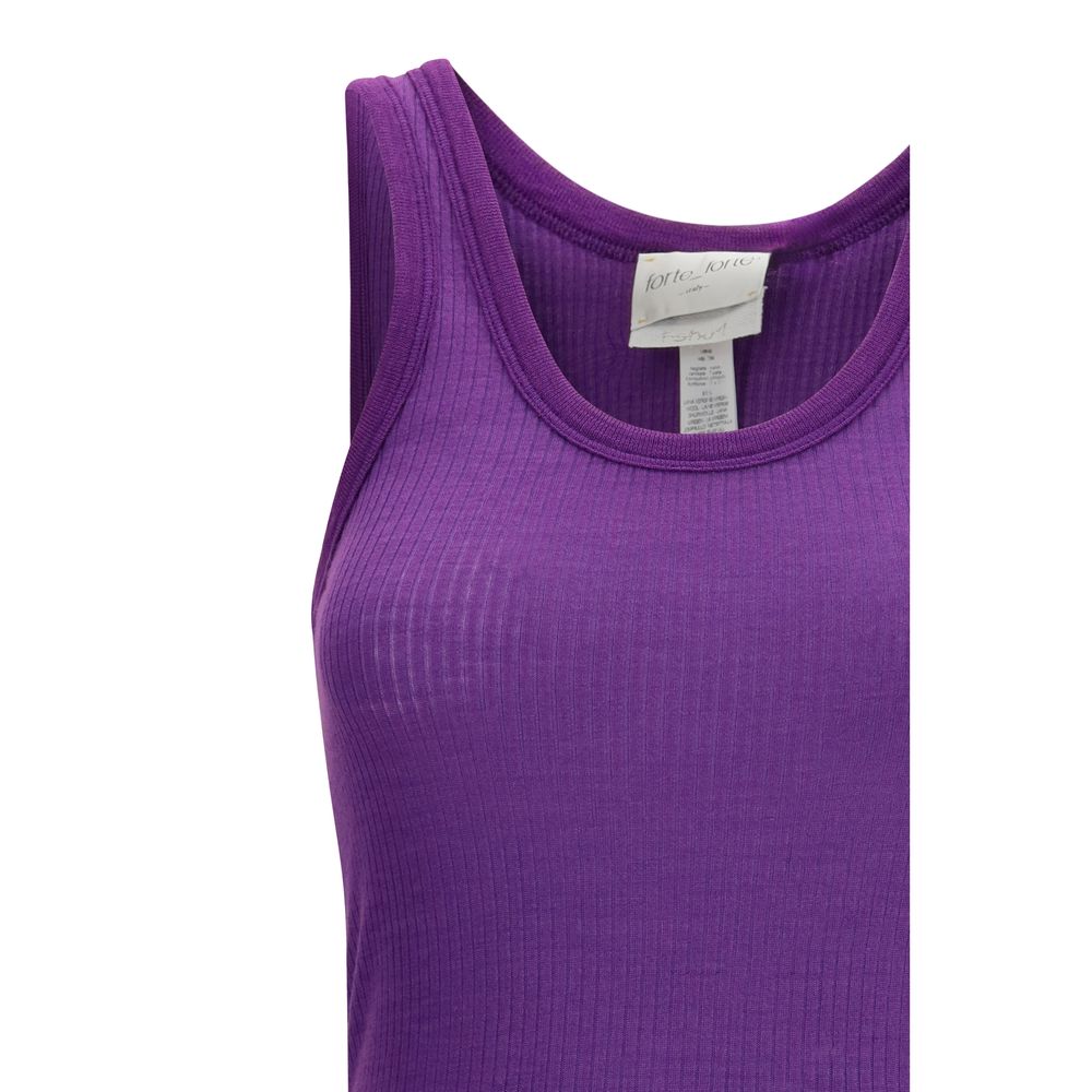 Purple Wool Oves Aries Sleeveles T-Shirt