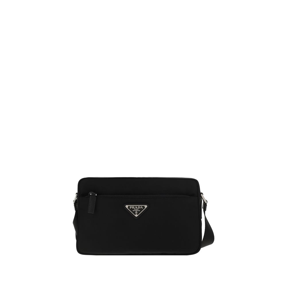 Black Nylon Shoulder Bag