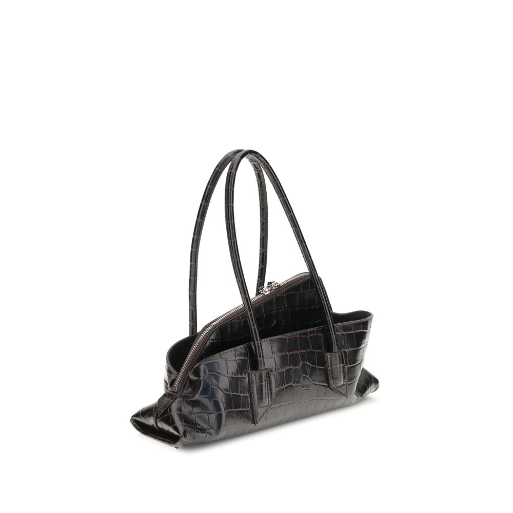 Black Calf Leather Bos Taurus Shoulder Bag