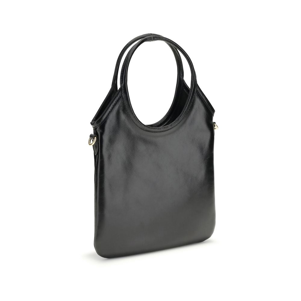 Black Calf Leather Bos Taurus Shoulder Bag