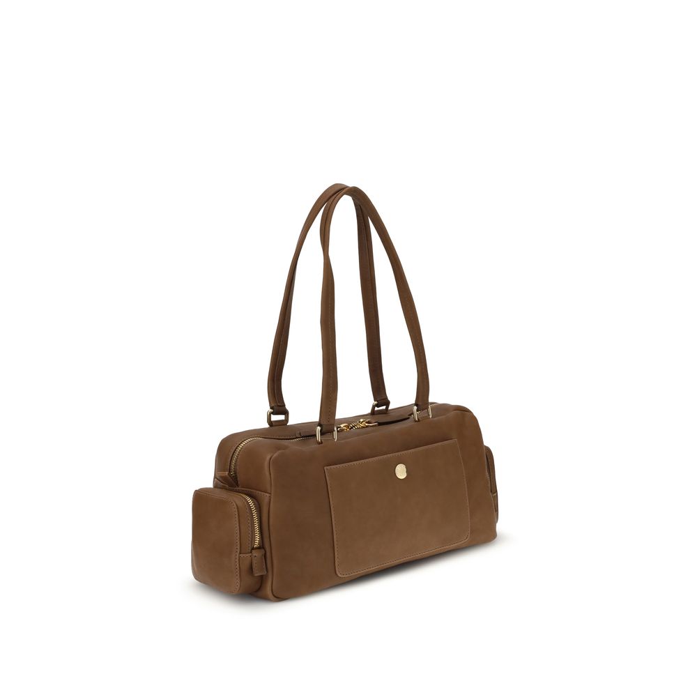 Brown Calf Leather Bos Taurus Shoulder Bag