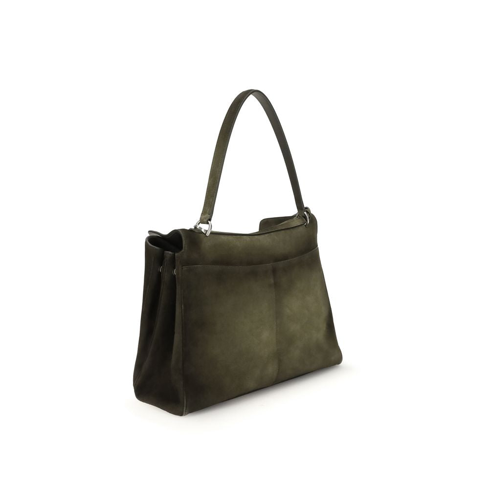 Bicolor Calf Leather Bos Taurus Shoulder Bag