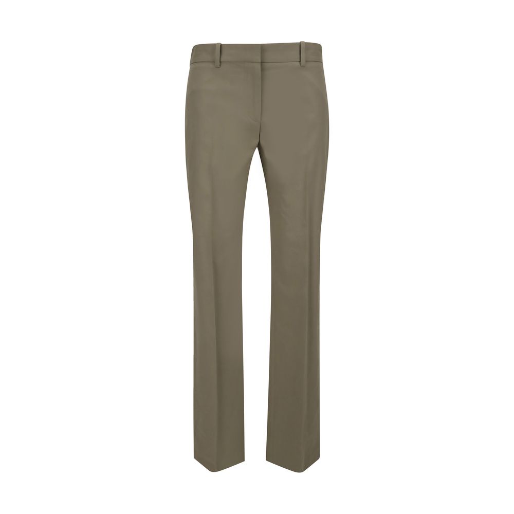 Bicolor Cotton Casual Pants
