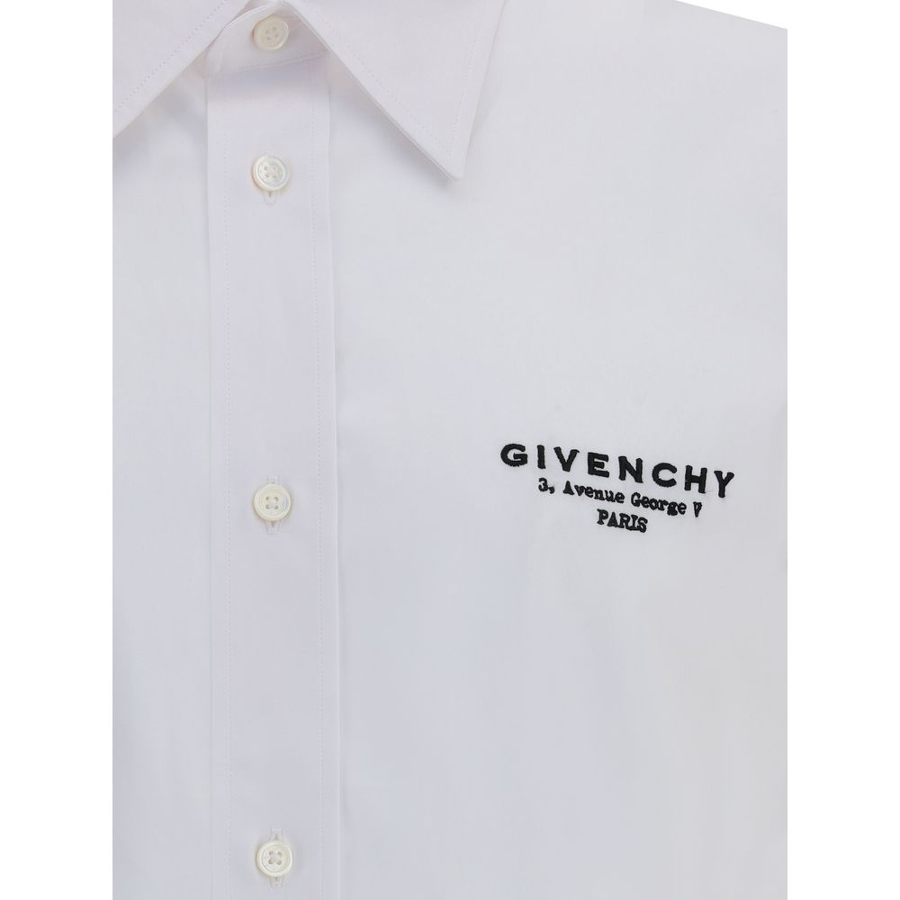 White Cotton Dress Shirt