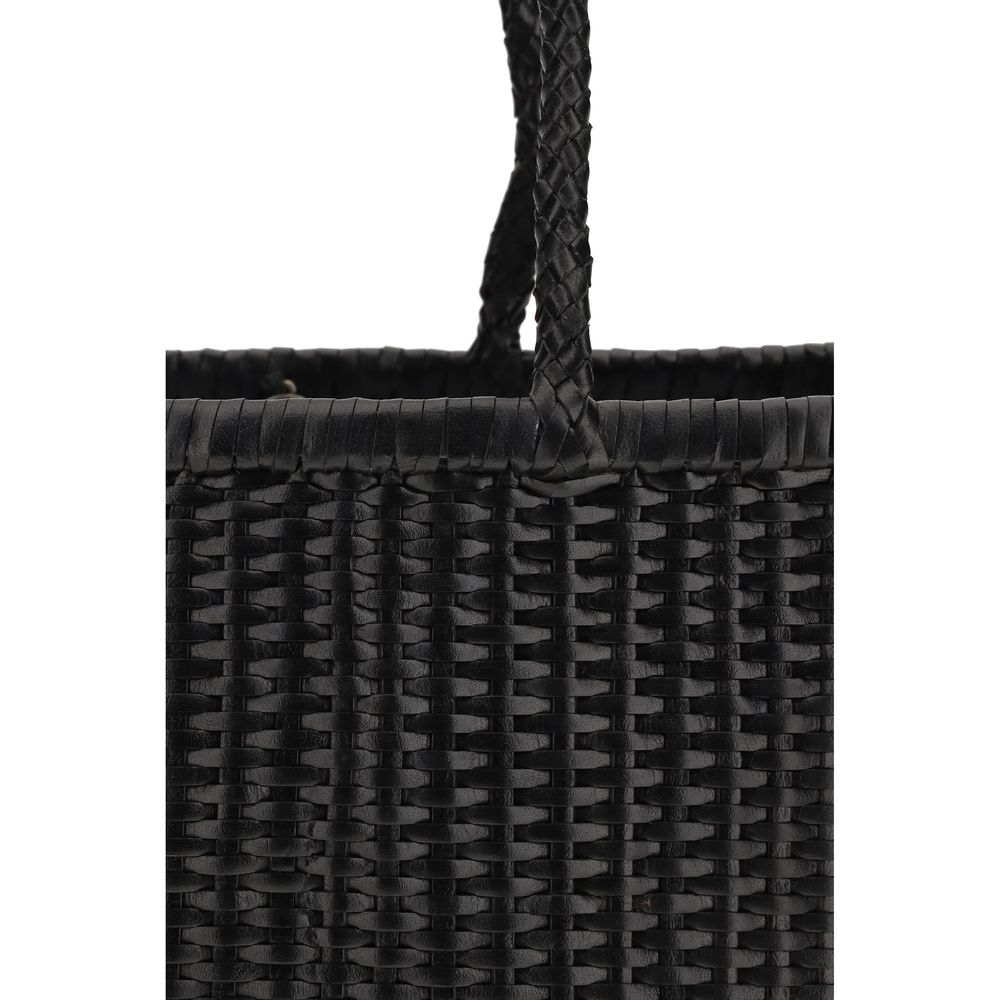 Black Buffalo Leather Shoulder Bag