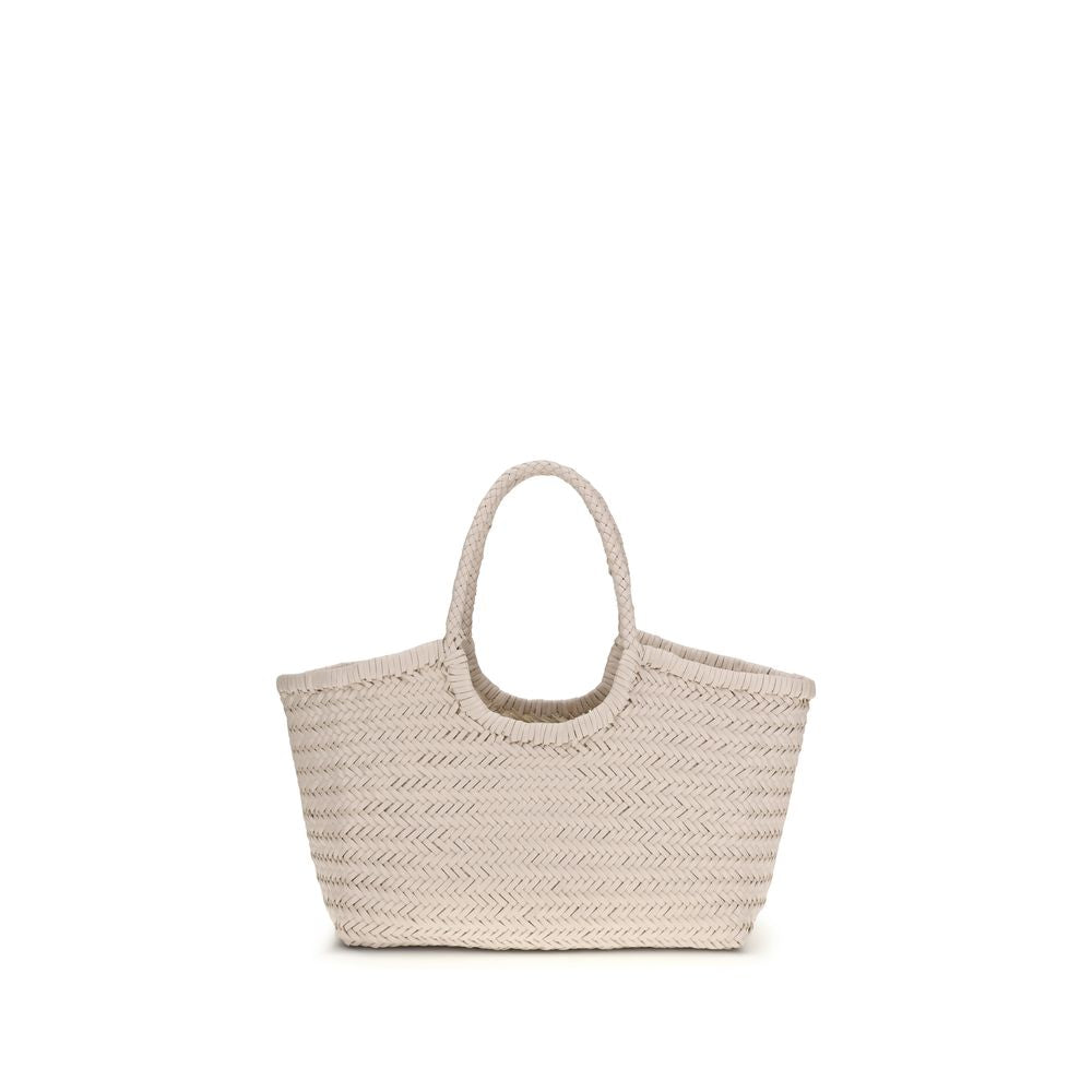 Beige Buffalo Leather Shoulder Bag