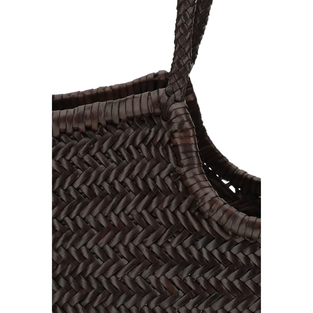 Brown Buffalo Leather Shoulder Bag