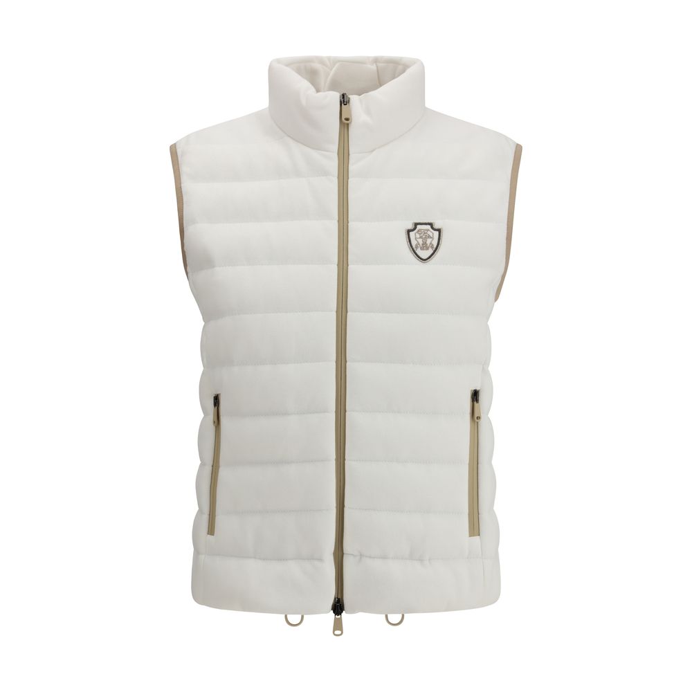 White Cotton Jackets And Coat