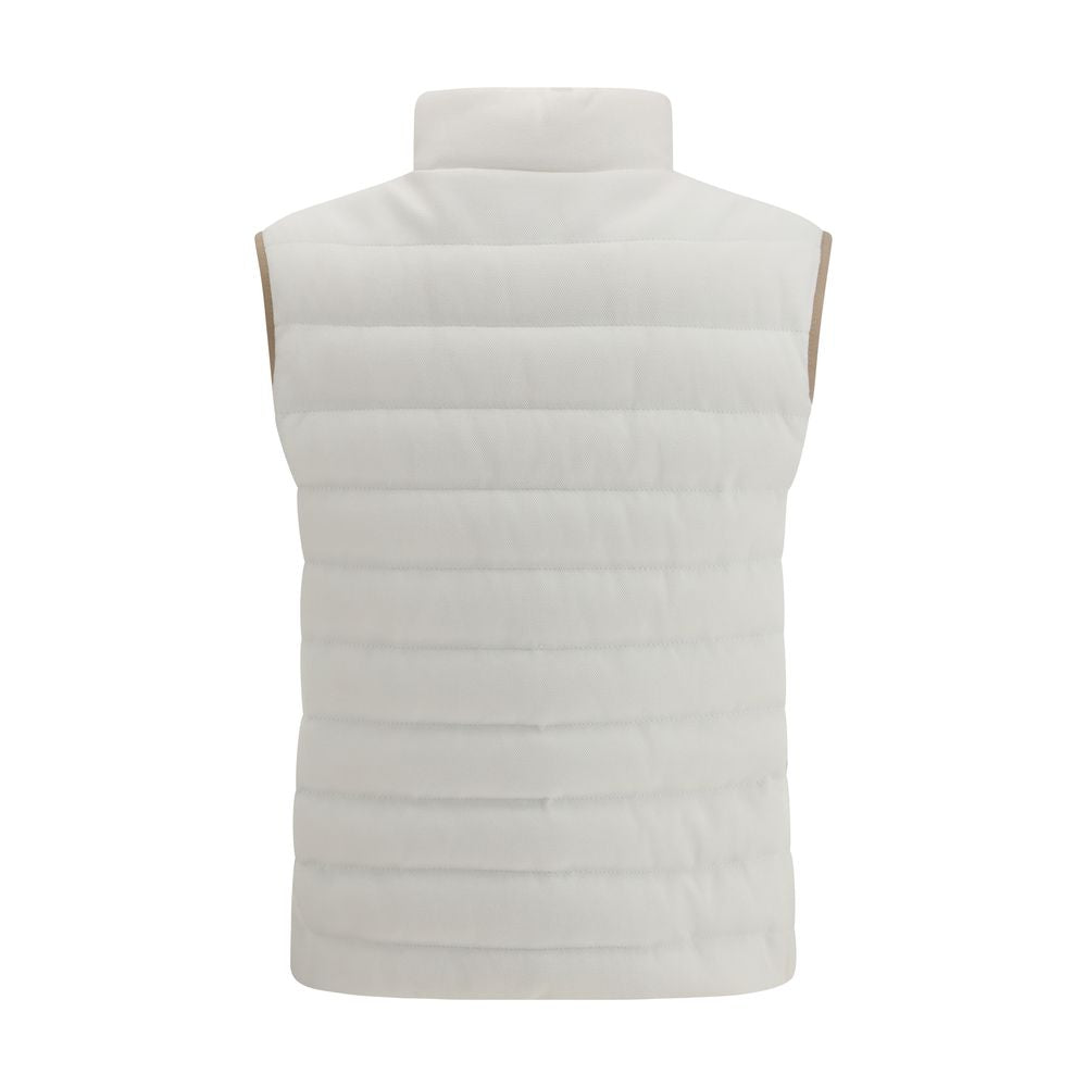 White Cotton Jackets And Coat
