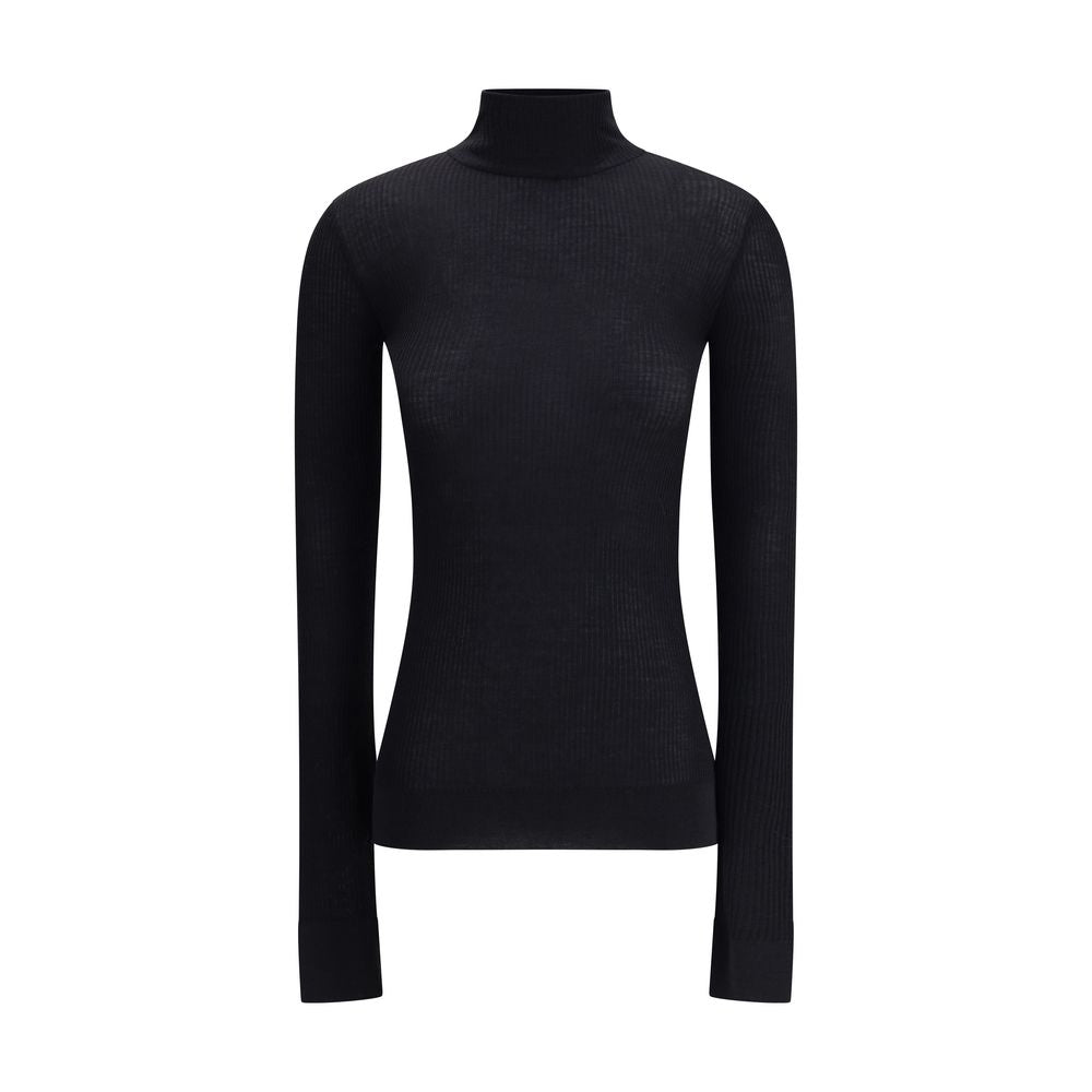 Black Wool Top