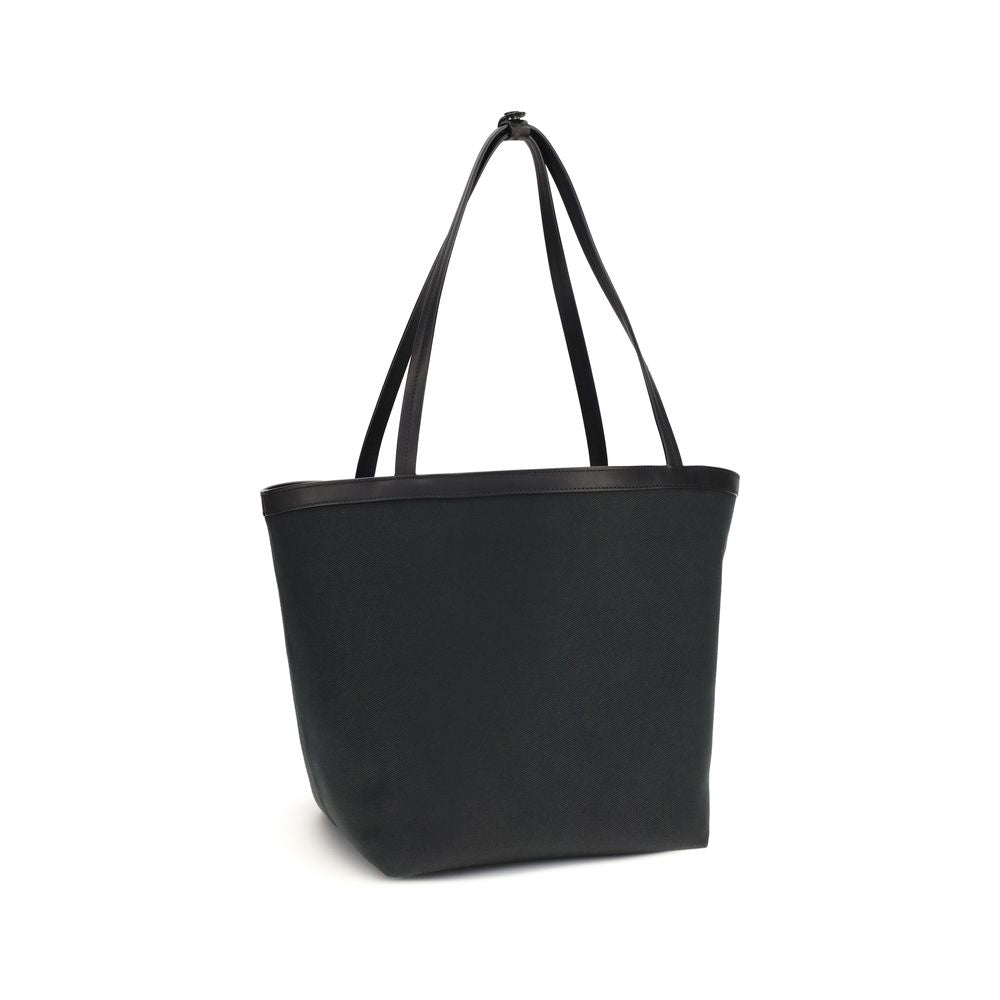Black Cotton Shoulder Bag