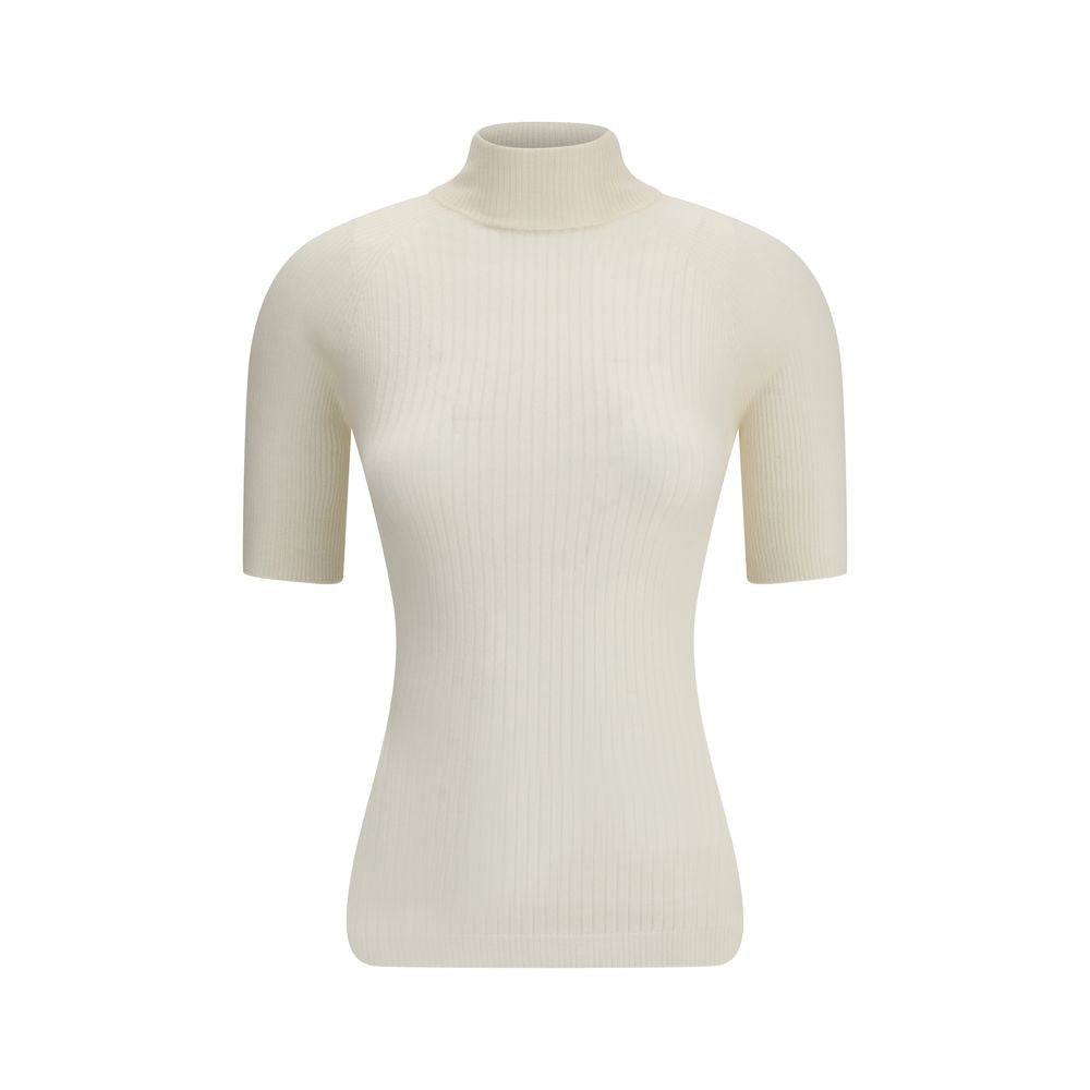 Beige Cashmere Top