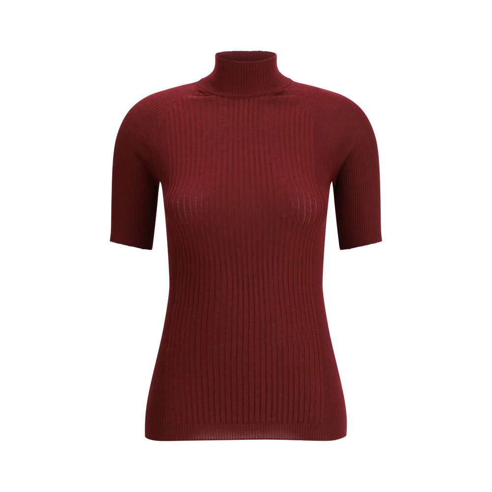 Bordeaux Cashmere Top