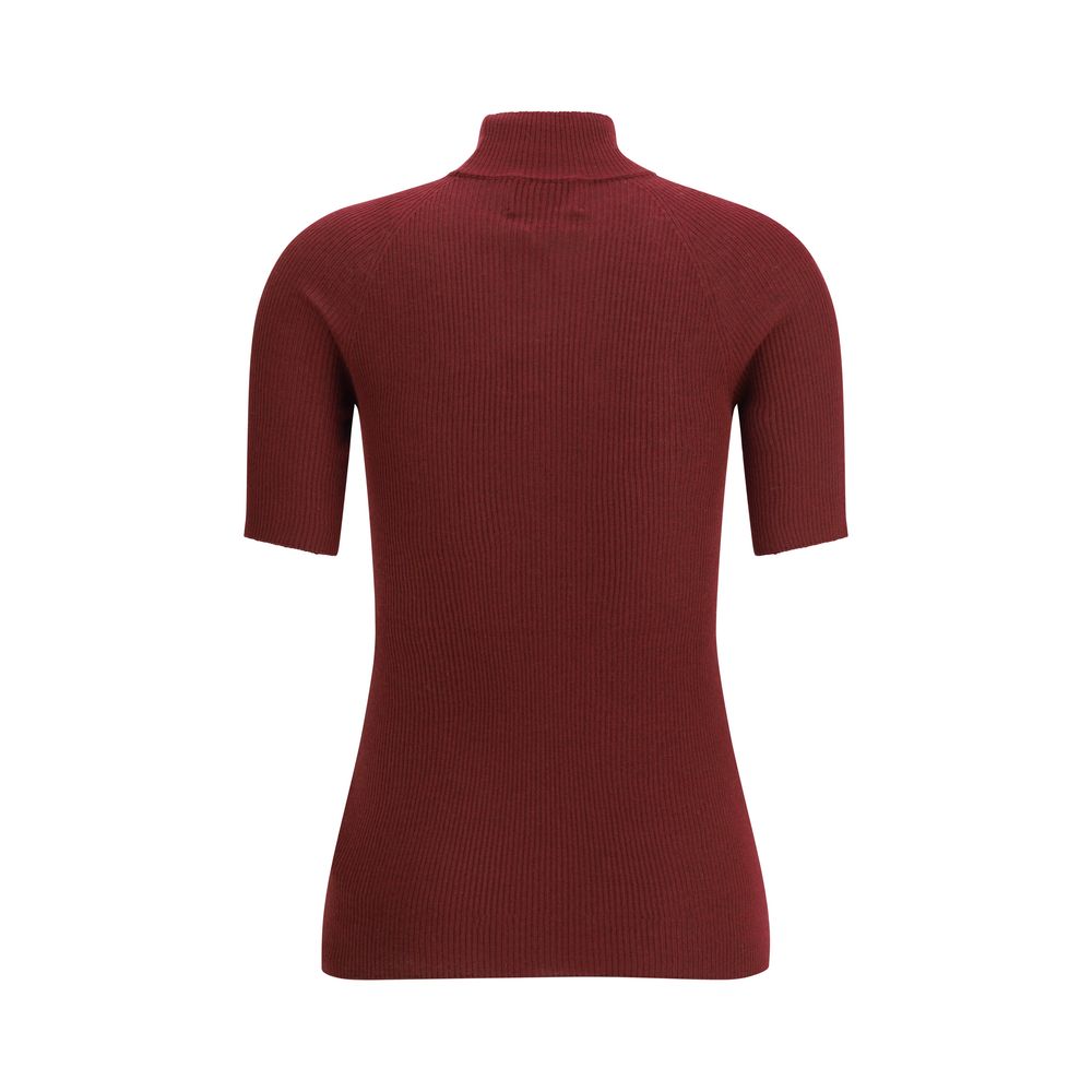 Bordeaux Cashmere Top