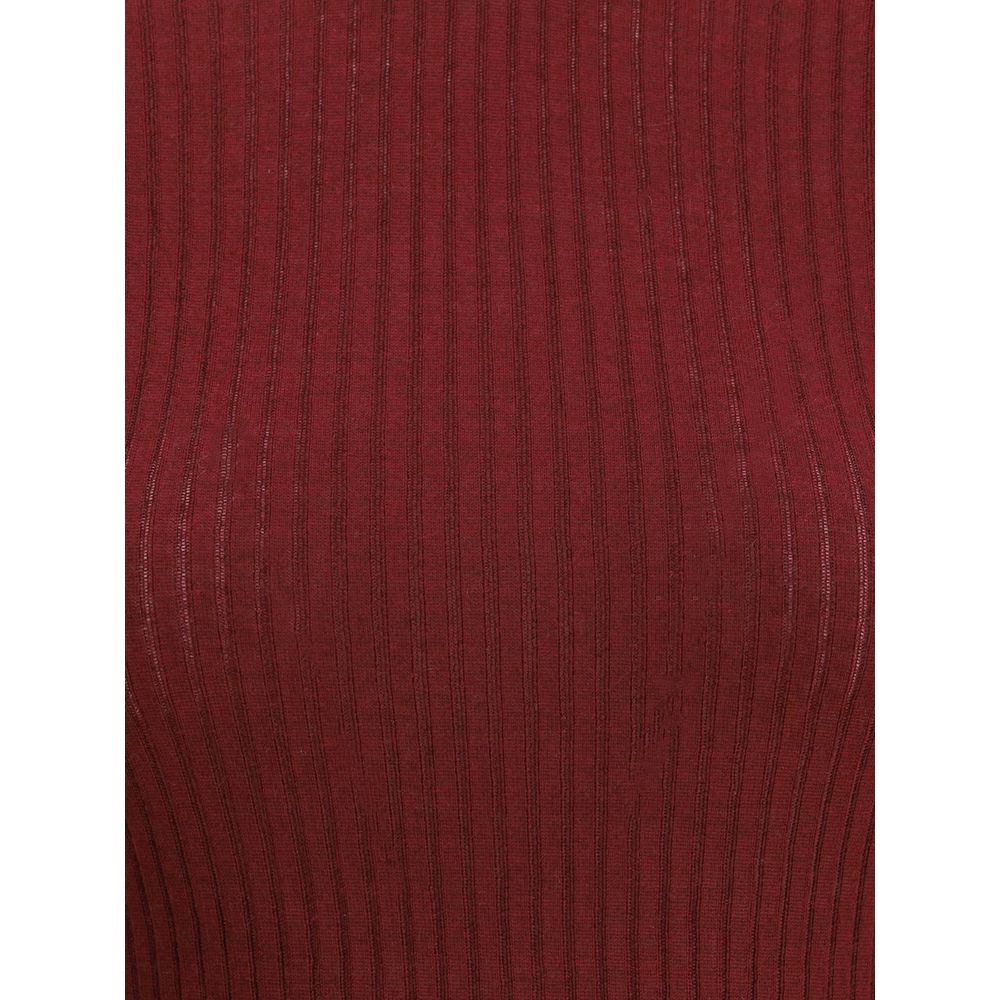 Bordeaux Cashmere Top