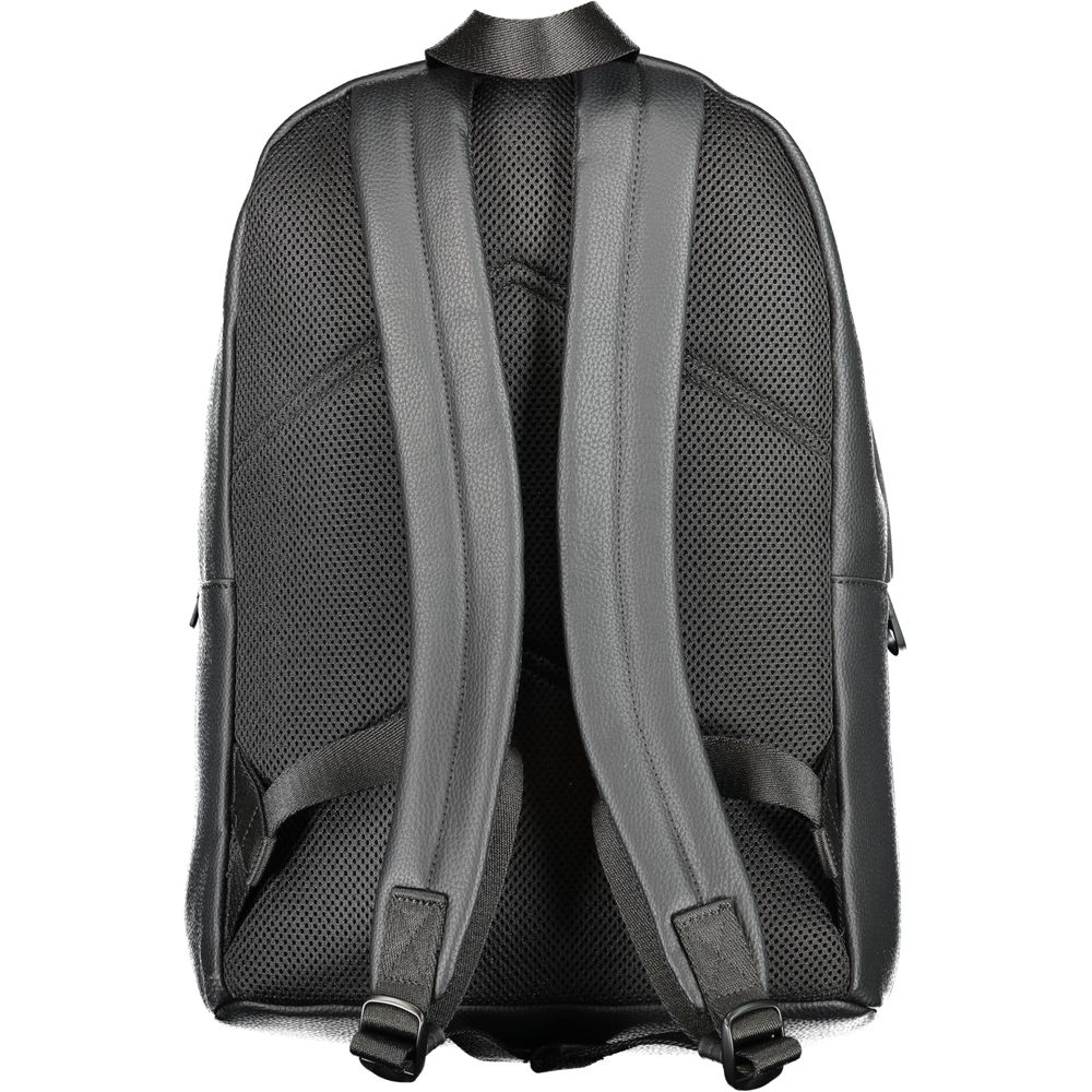 Nero Polyester Uomo Backpack