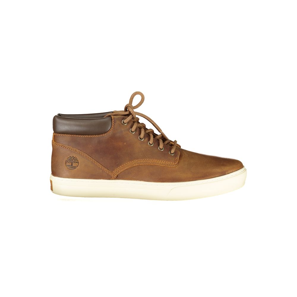 Marrone Synthetic Men Sneaker