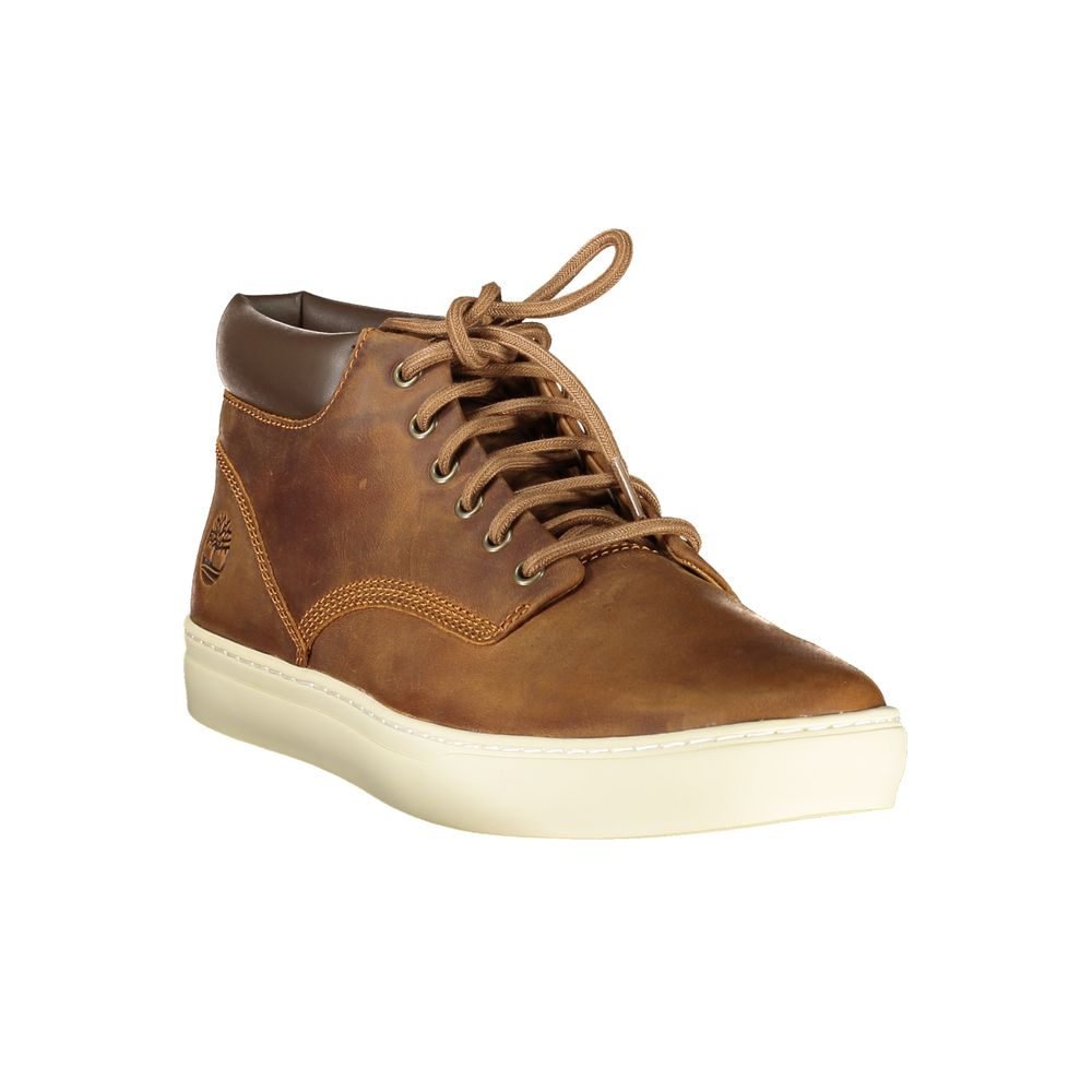 Marrone Synthetic Men Sneaker