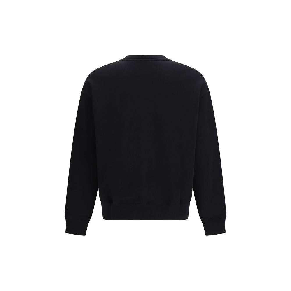 Black Cotton Sweatshirt