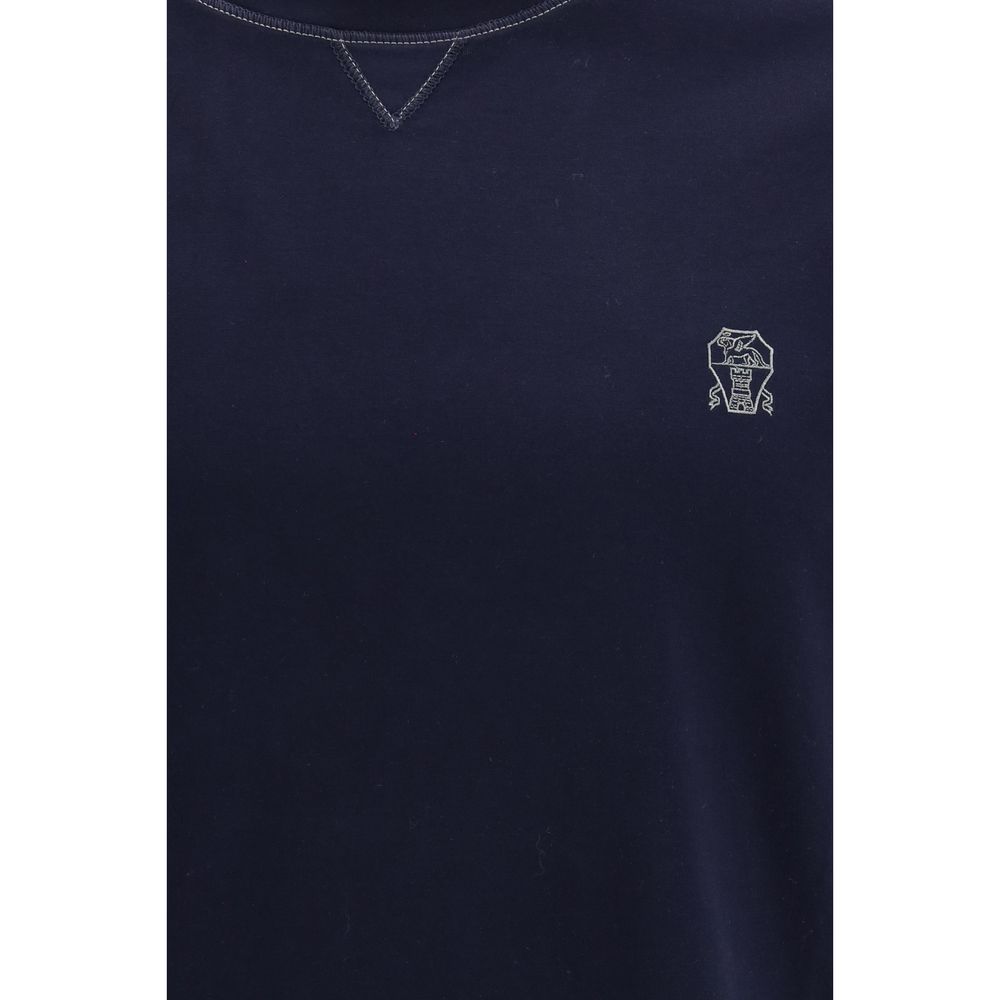 Blue Cotton T-Shirt