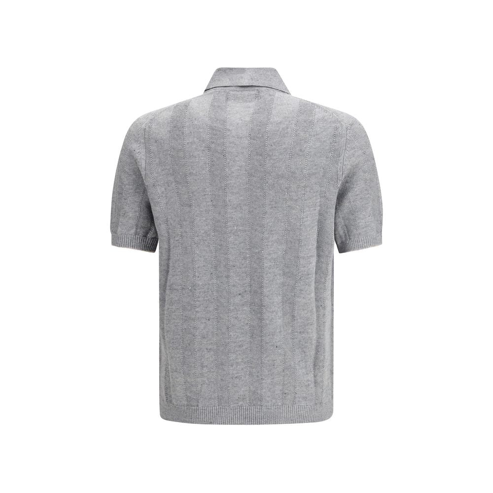 Gray Linen Dress Shirt