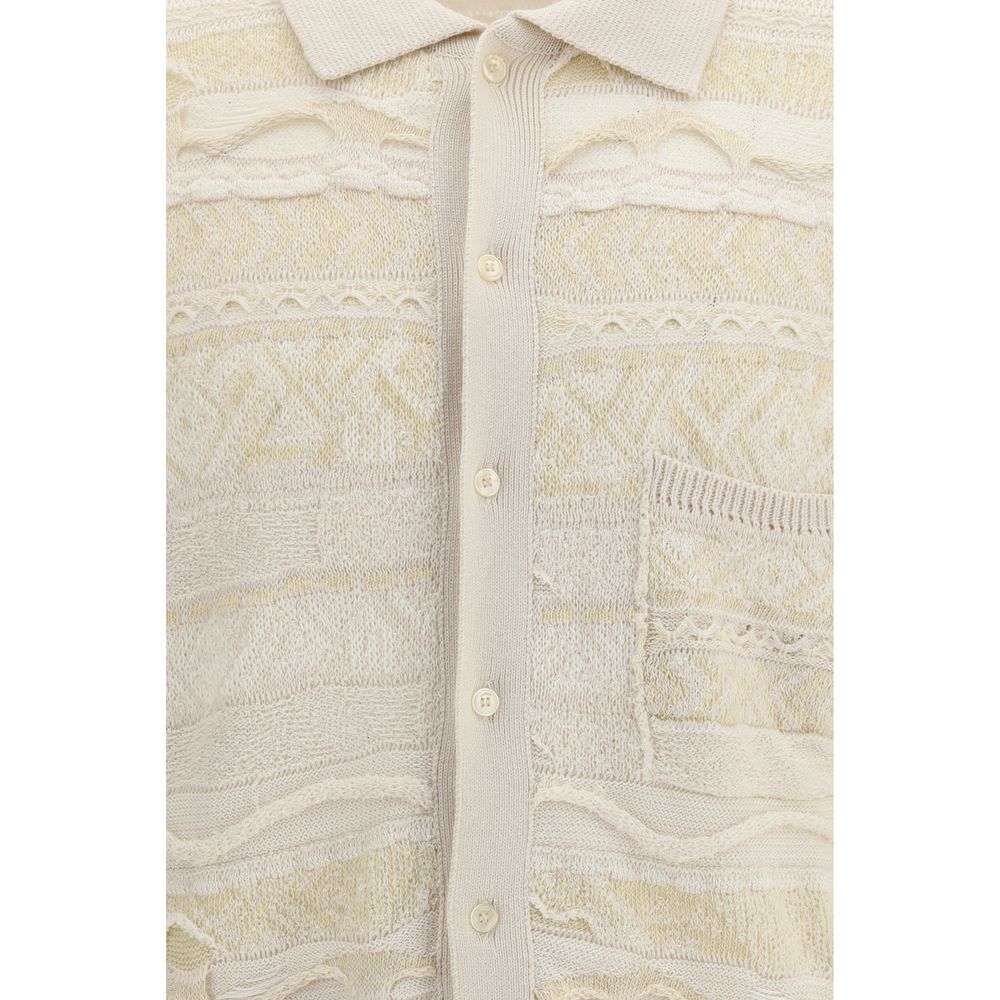 White Cotton Polo Shirt