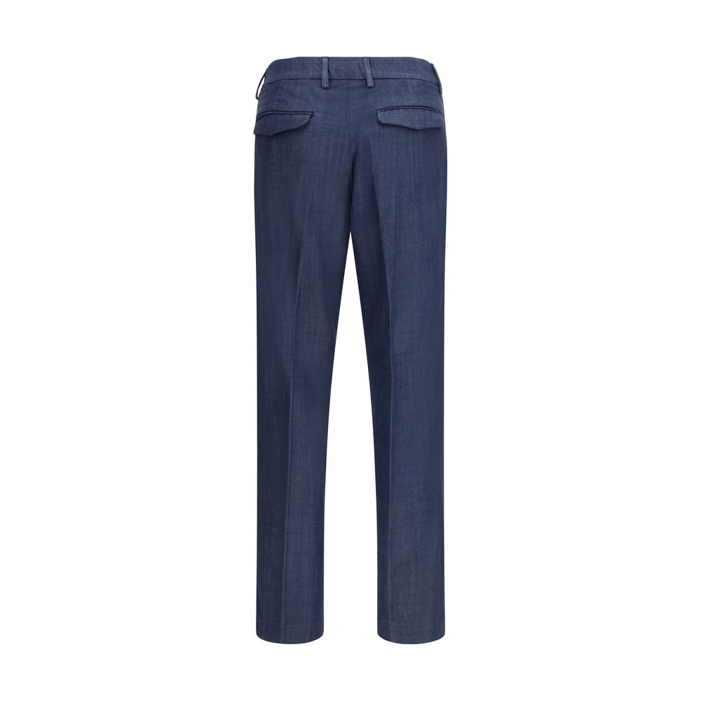 Blue Tencel Dress Pants