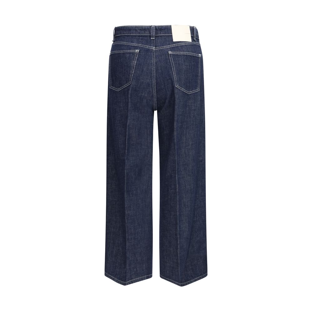 Blue Cotton Jeans Denim