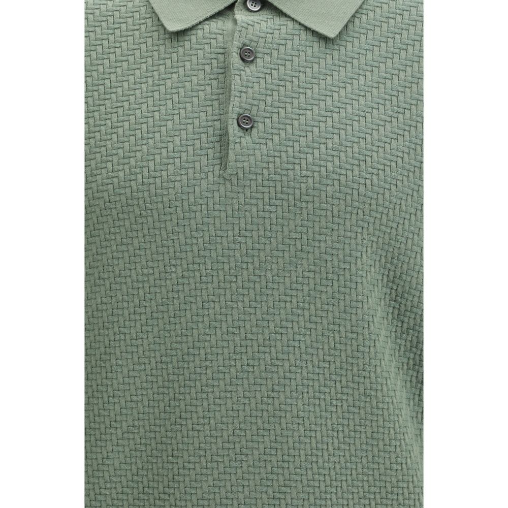 Bicolor Cotton Polo Shirt