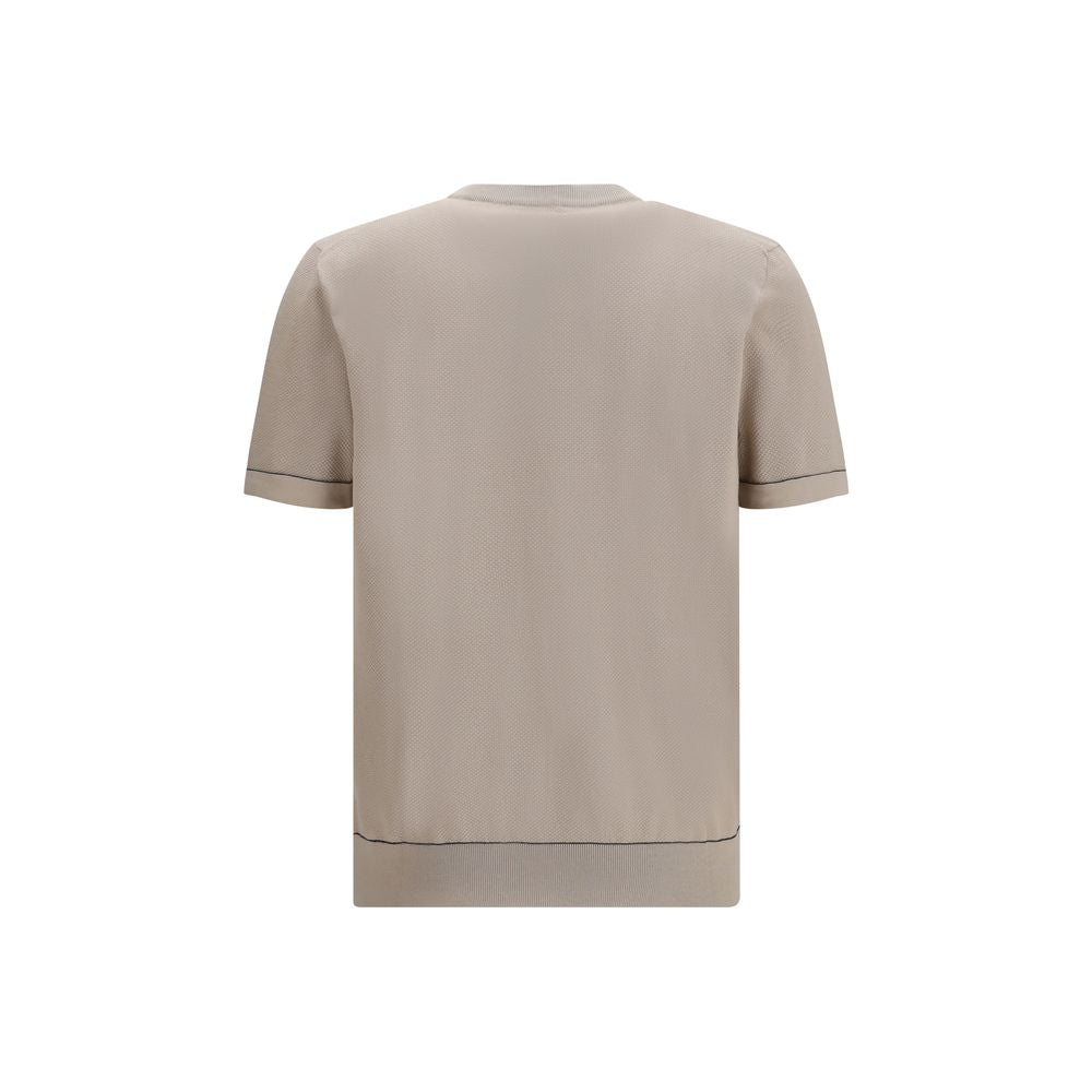 Beige Cotton T-Shirt