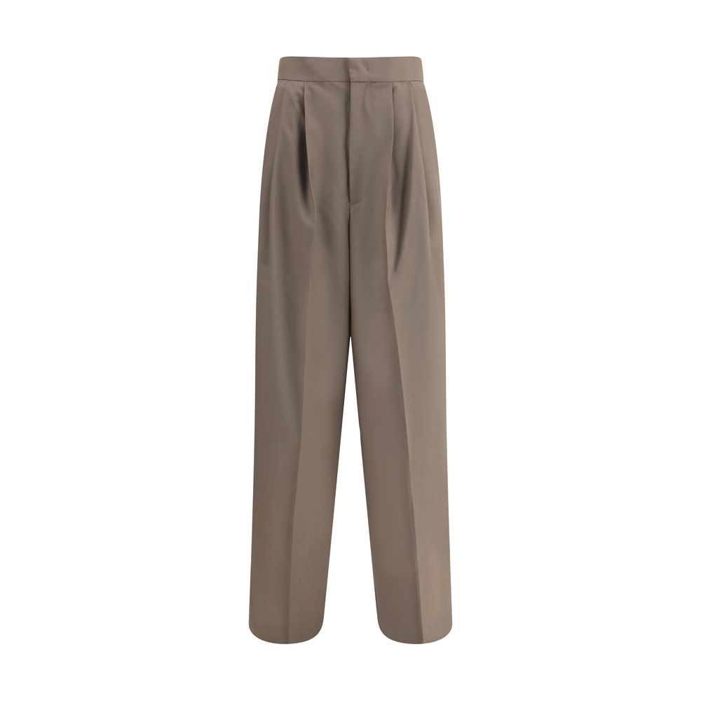 Gray Wool Dress Pants