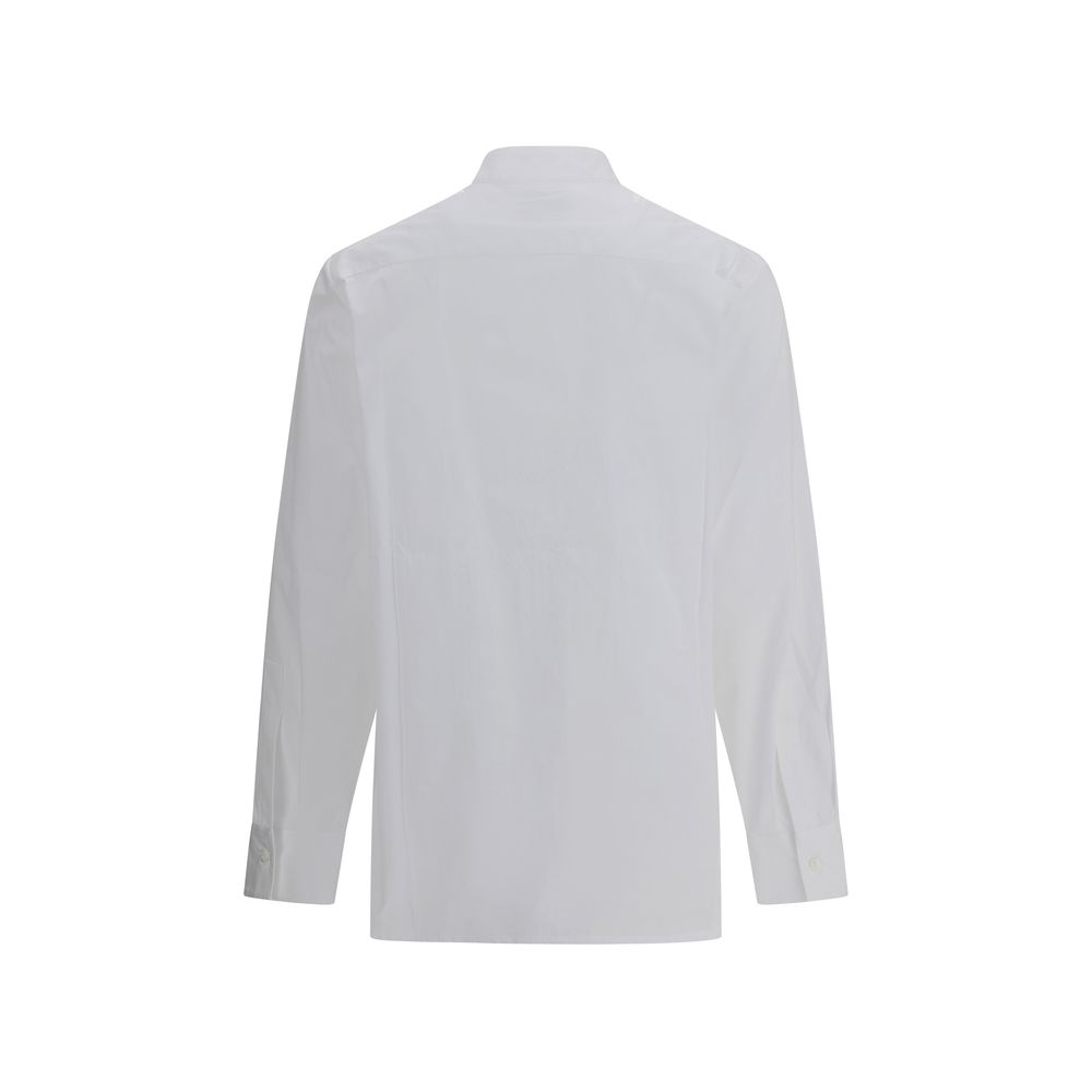 White Cotton Dress Shirt