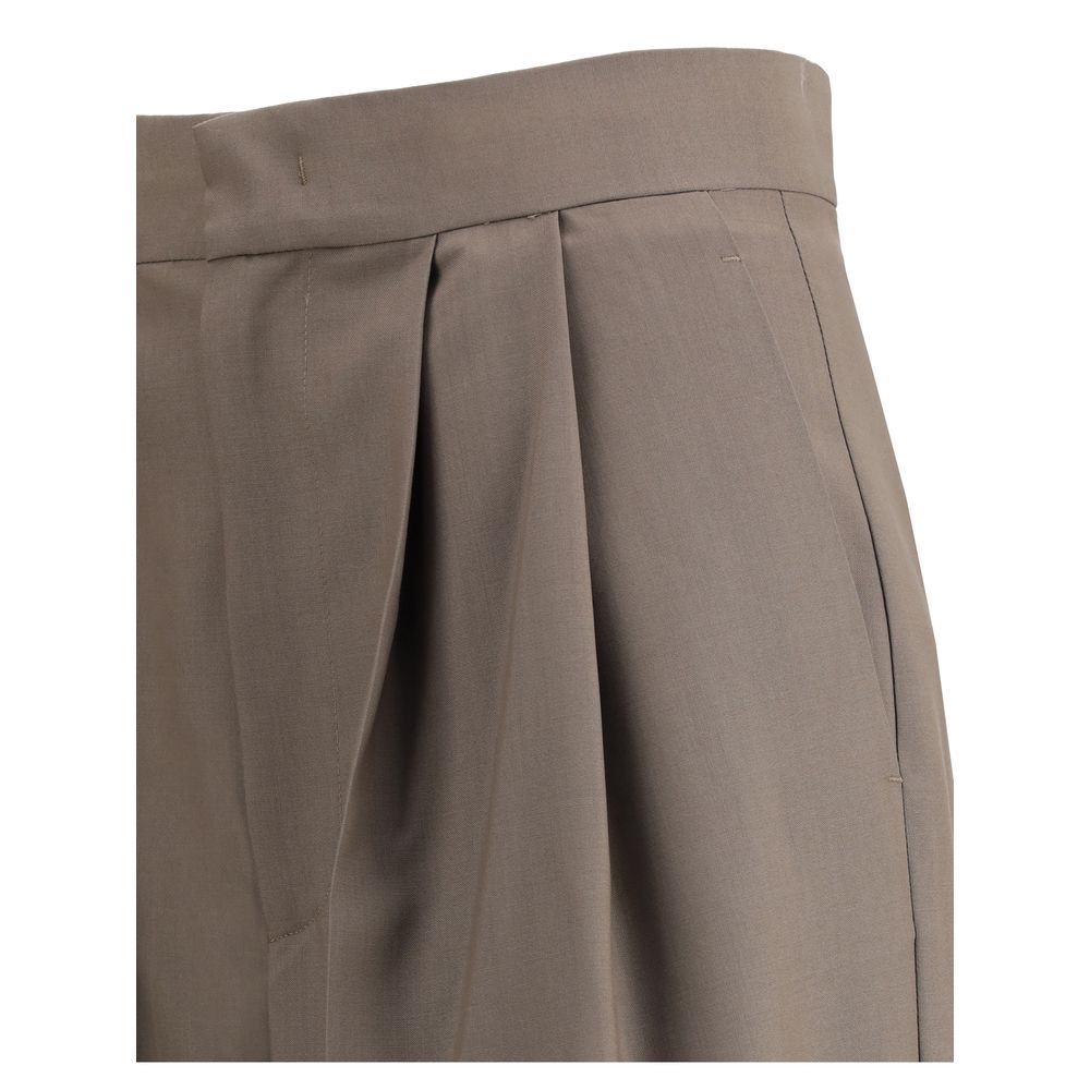 Gray Wool Dress Pants