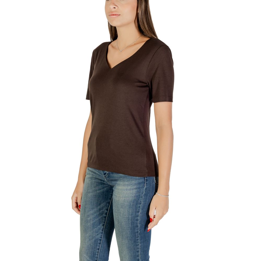 Brown Cotton T-Shirt