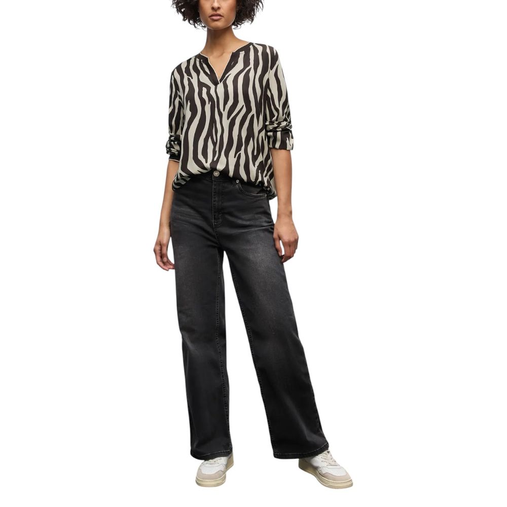 Brown Viscose Blouse