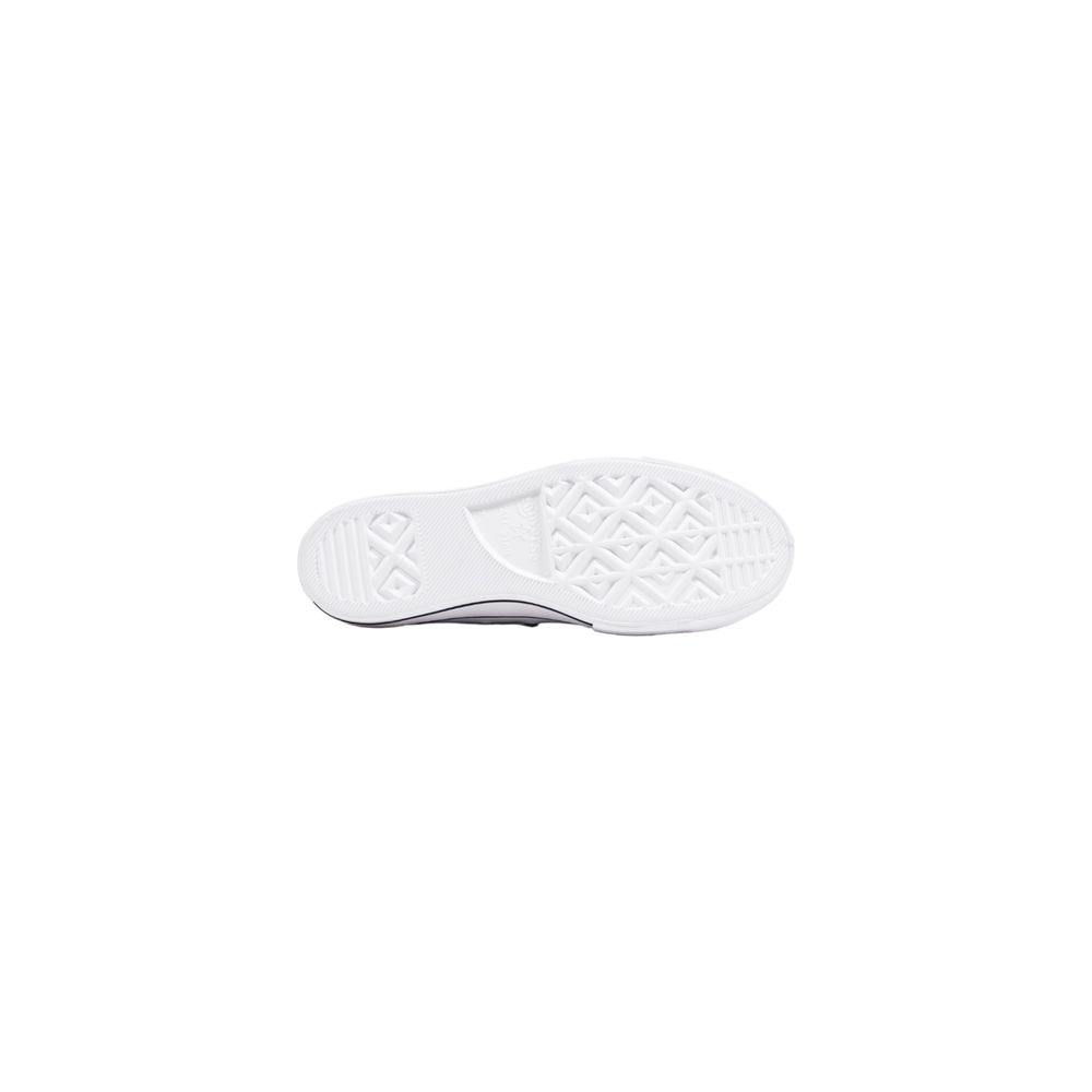 White Leather Platform Sneakers