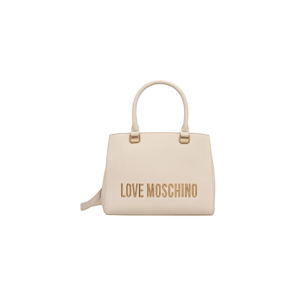 Beige Polyethylene Handbag
