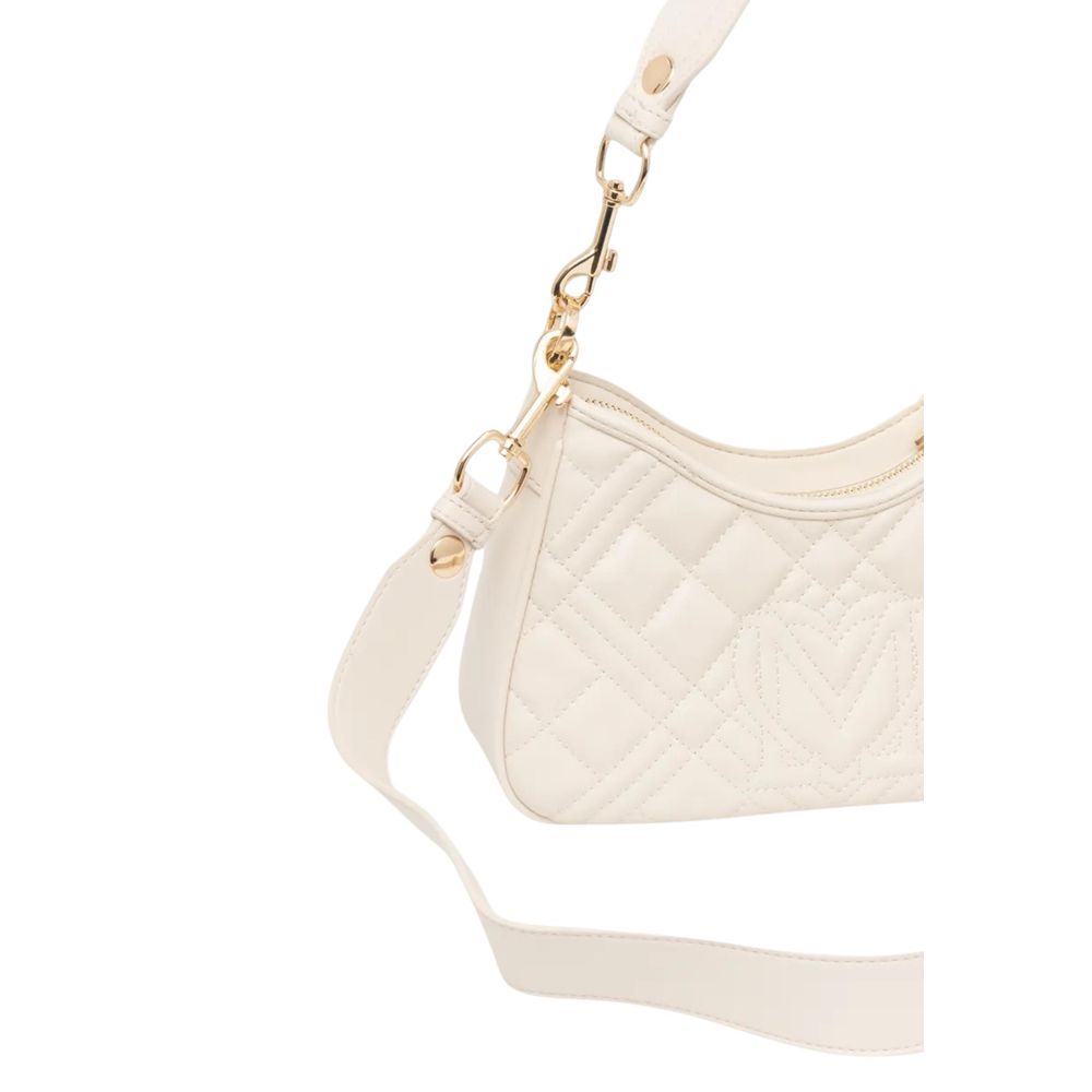 Beige Polyethylene Handbag