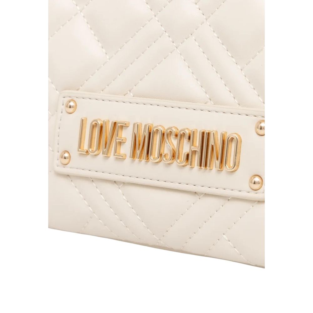 Beige Polyethylene Handbag