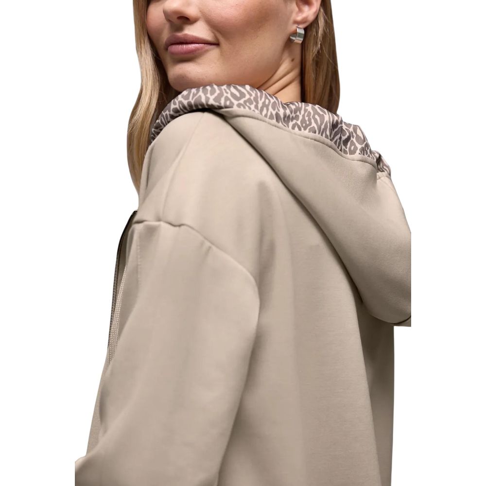Beige Modal Hoodie
