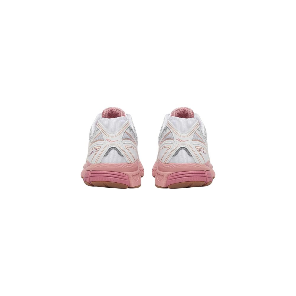 White Textile Athletic Sneakers