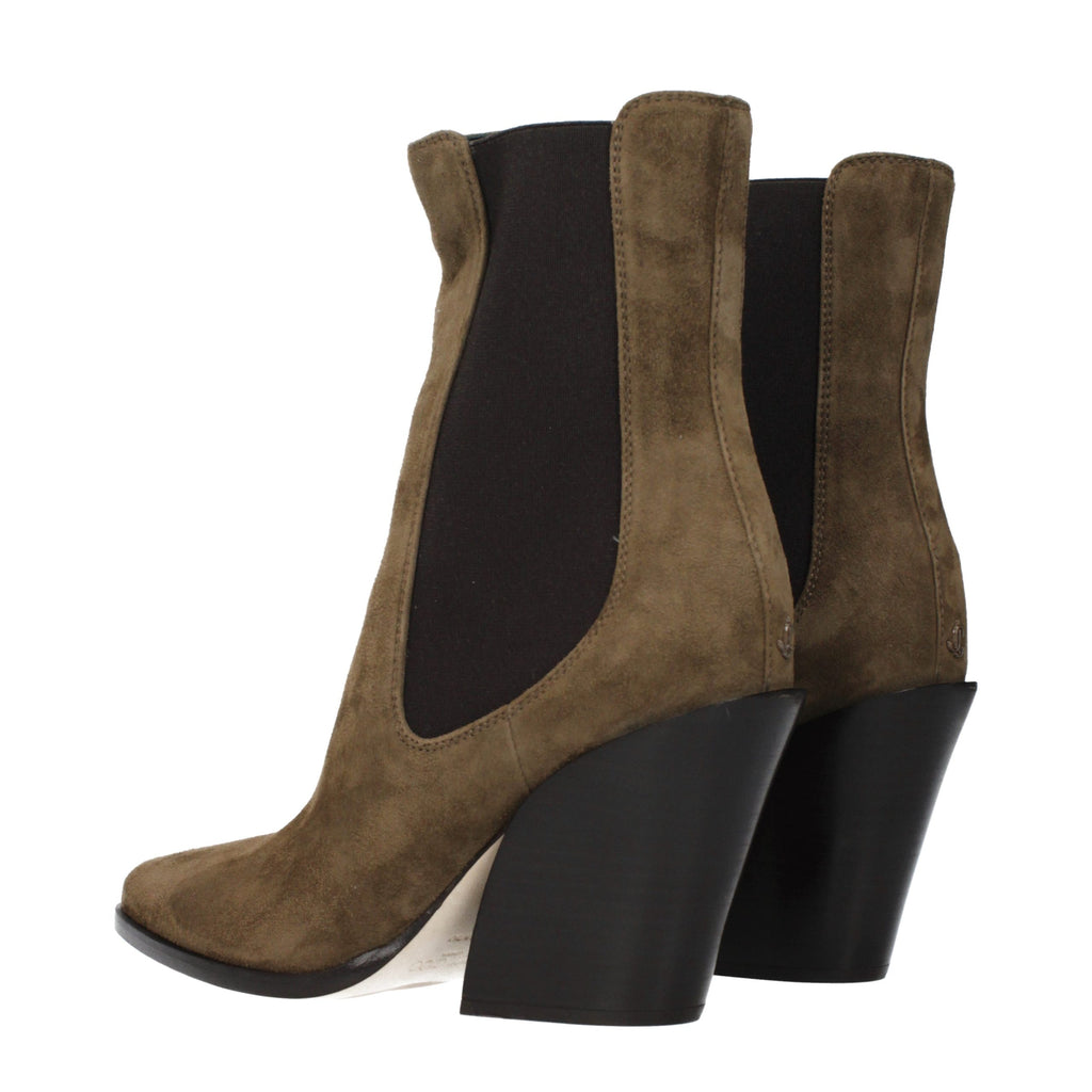 Brown Leather Ankle Boots