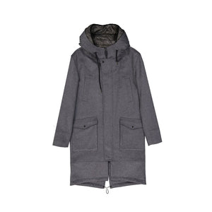 Gray Cashmere Coat