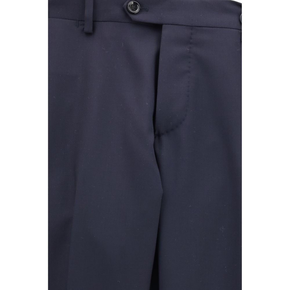 Blue Wool Two-Piece Suit
