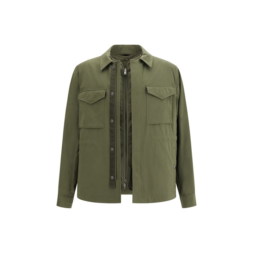 Bicolor Cotton Coat
