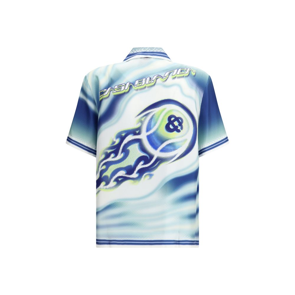 Multicolor Silk Dress Shirt