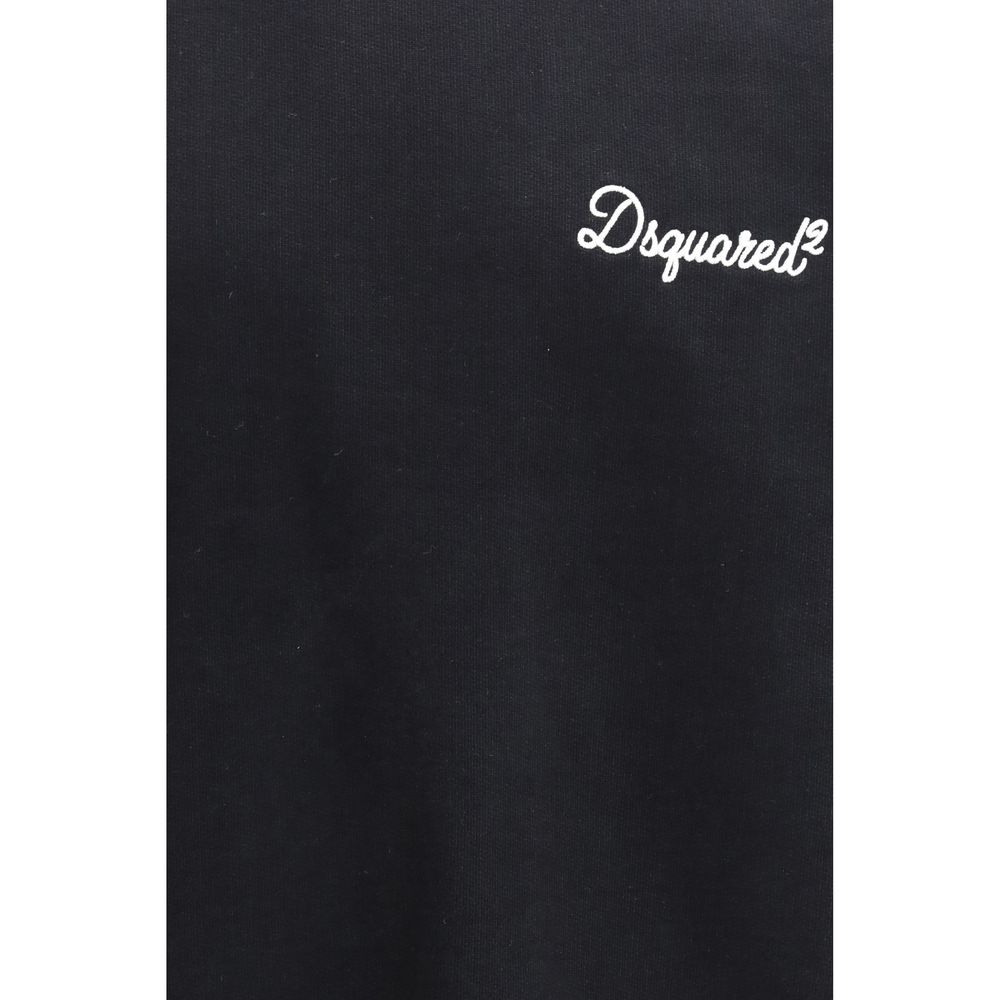 Black Cotton Sweatshirt