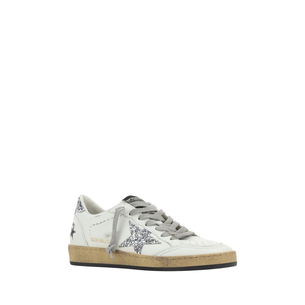 White Goatskin Sneakers