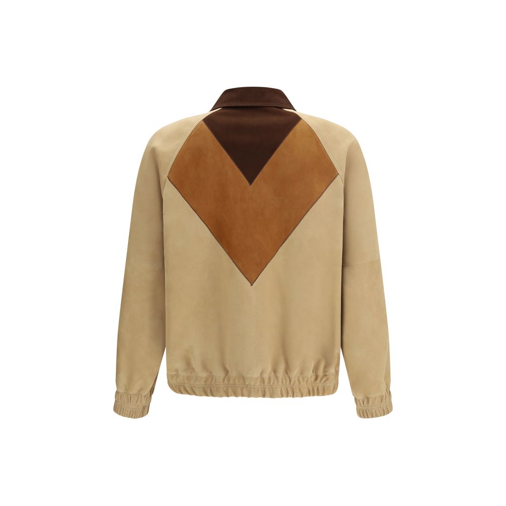 Brown Goatskin Biker Jacket
